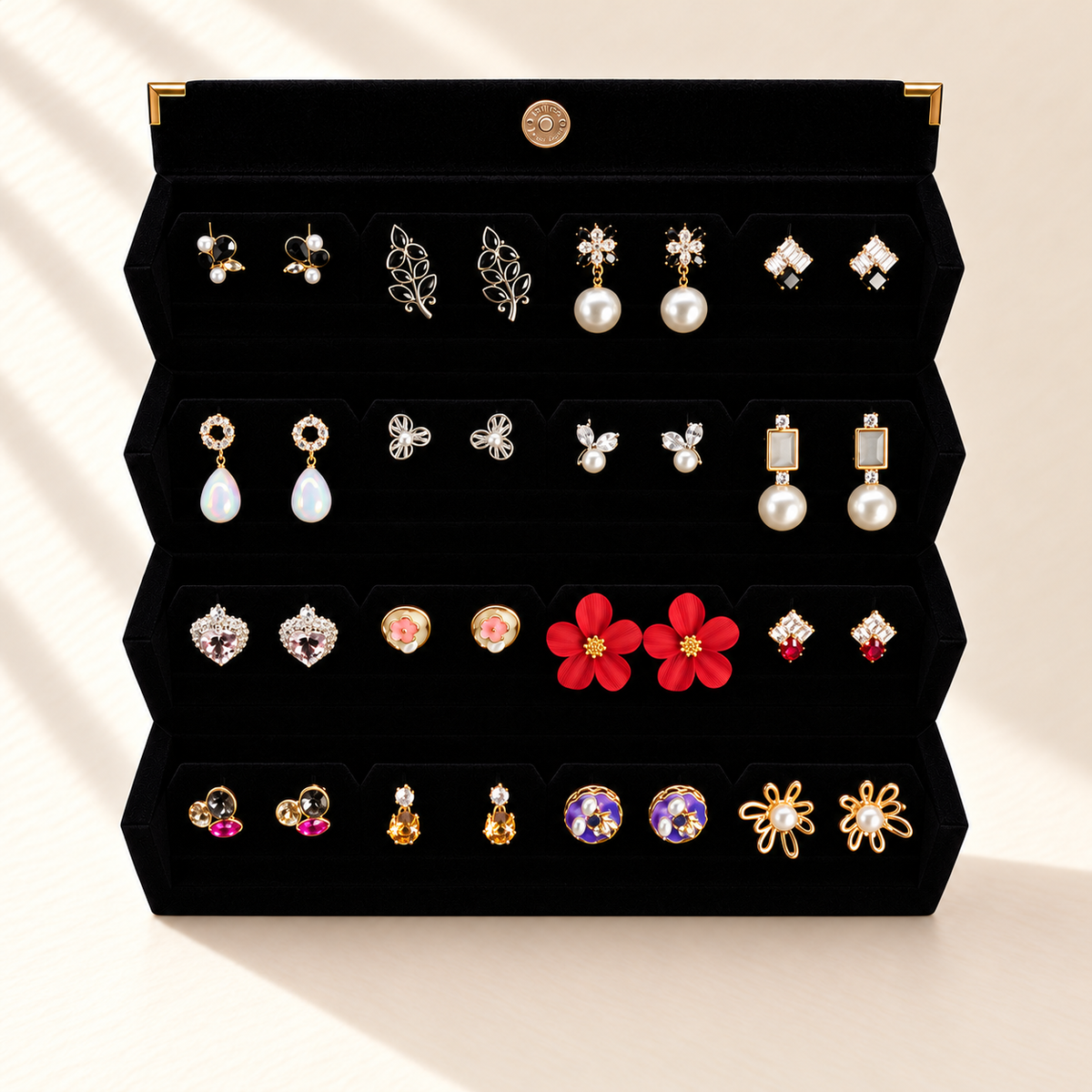 Gulzar Sitara 16-Pair Earring Box