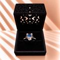 Sapphire Swirl Ring