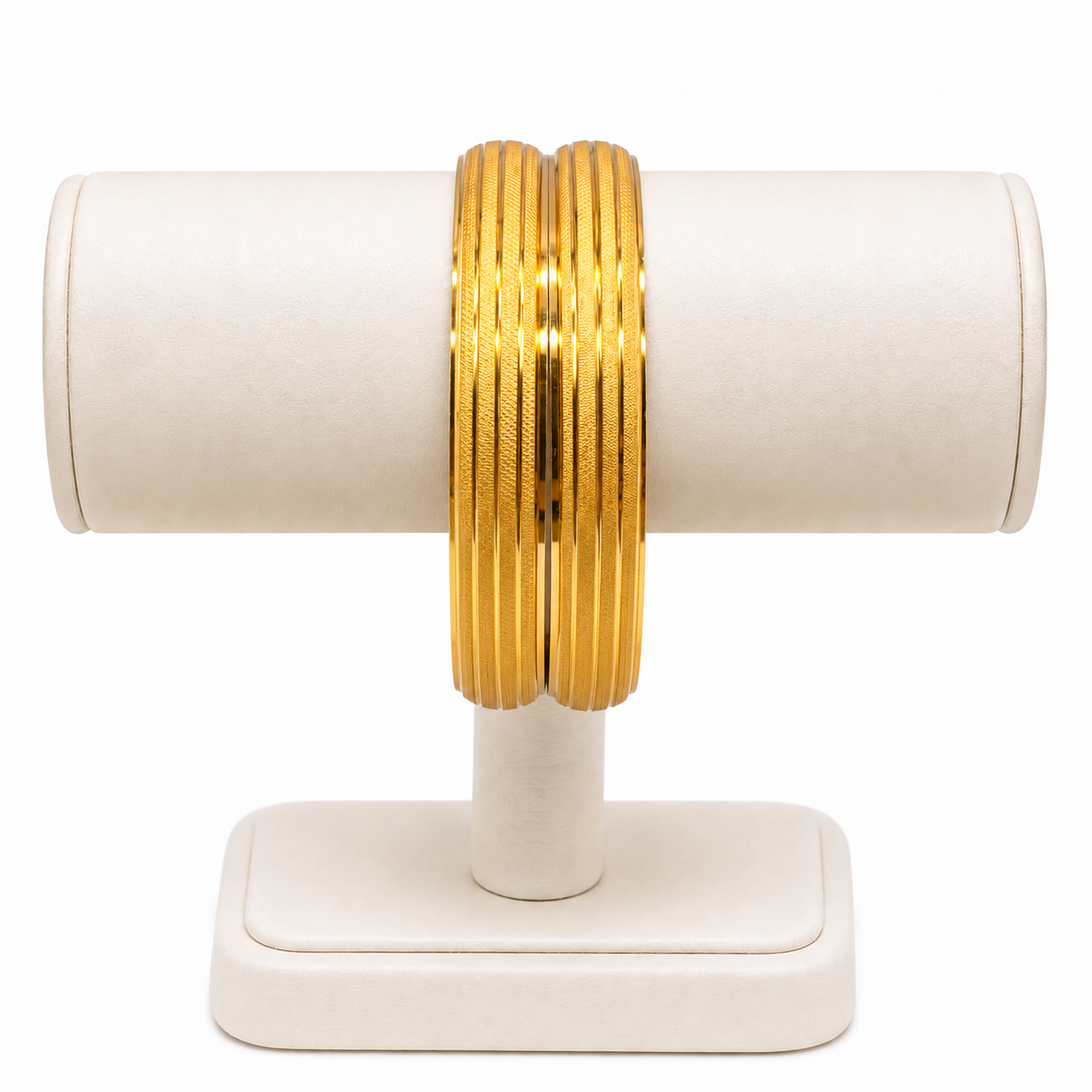 Classic Golden Bangles – Set of 2