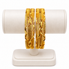 Royal Curve Gold-Plated Bangles – Set of 4