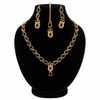 Midnight Black Teardrop Jewellery Set