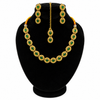Emerald Halo Jewellery Set