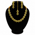 Emerald Halo Jewellery Set