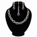 Royal Sapphire Silver Jewellery Set