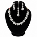 Crystal Elegance Silver Jewellery Set