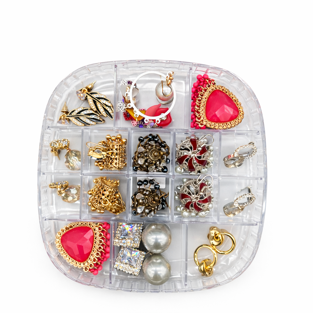 Premium Earrings Combo Pack – Elegant Storage Box Included