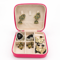 Black & Gold Statement Jewelry Gift Set with Jhumkas, Studs & Butterfly Earrings