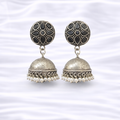 Silver Jhumka Earrings