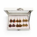 Traditional Jhumka Earrings Set with Jewelry Display Box – Multi Pair Jhumka Collection