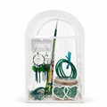 Elegant Green Jewelry Gift Hamper with Bangles & Earrings