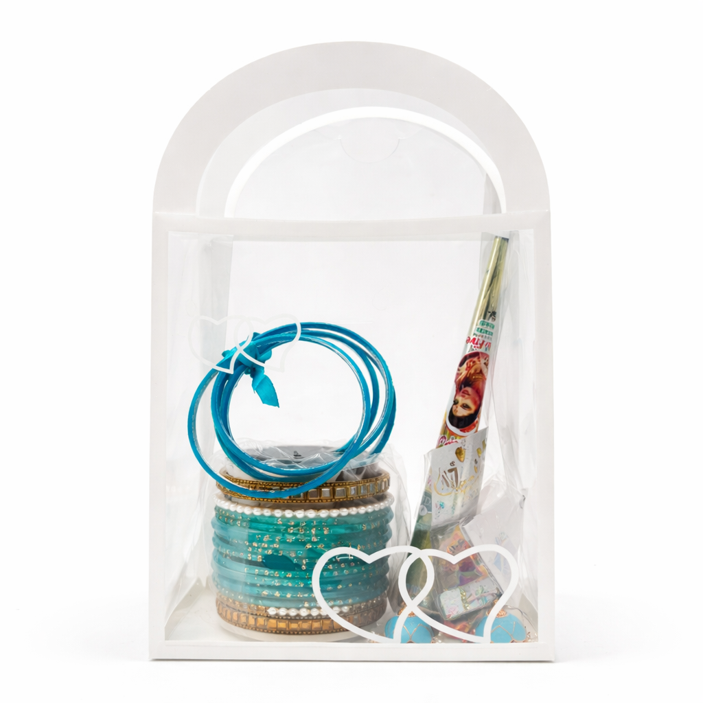 Turquoise Blue Bangle Jewelry Gift Hamper for Women – Elegant Gift Set