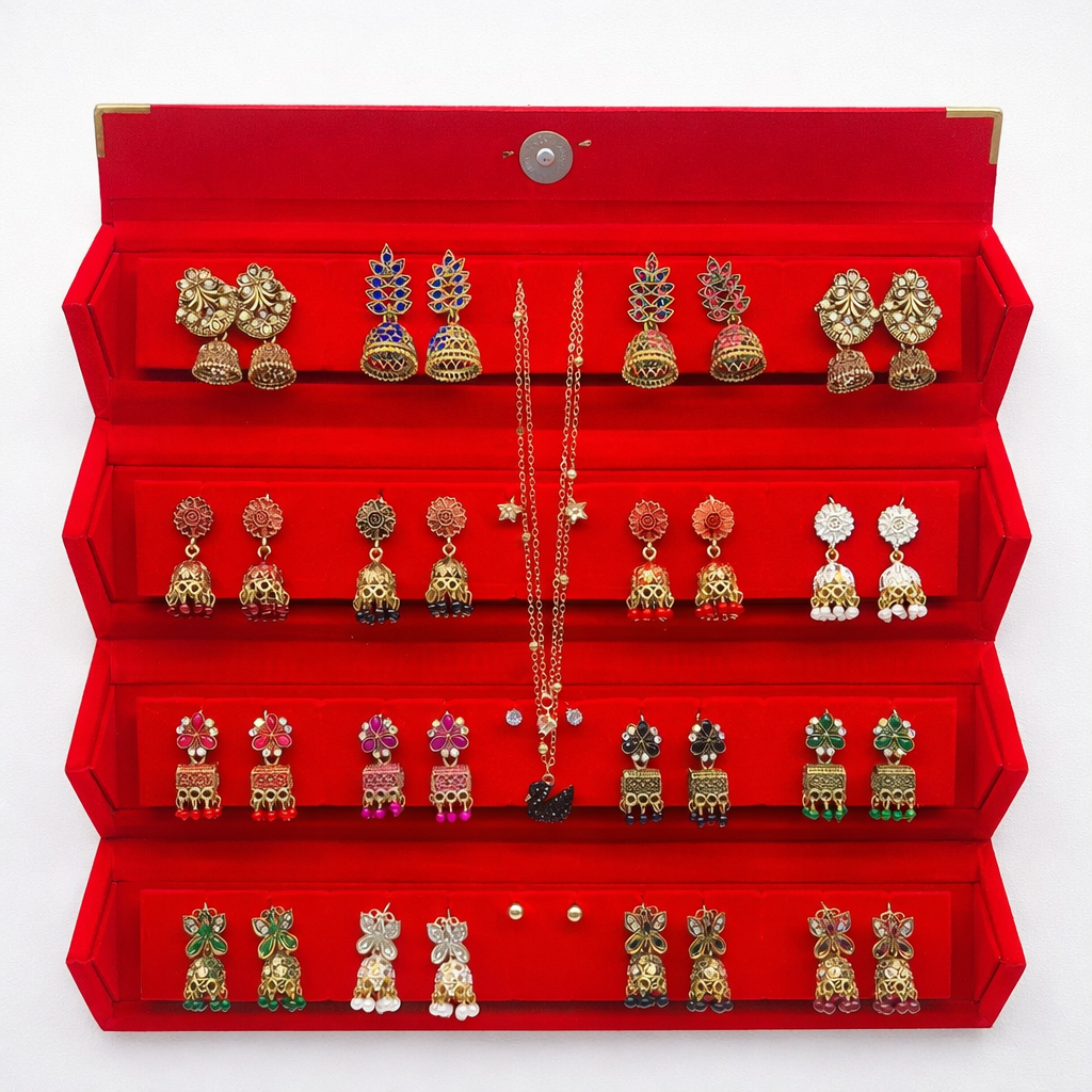 Multi Jhumka Earrings Gift Box Set