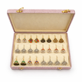 12 Pair Multicolor Traditional Jhumka Earrings Set – Ethnic Pearl & Antique Style Earrings Collection with Premium Jewelry Box