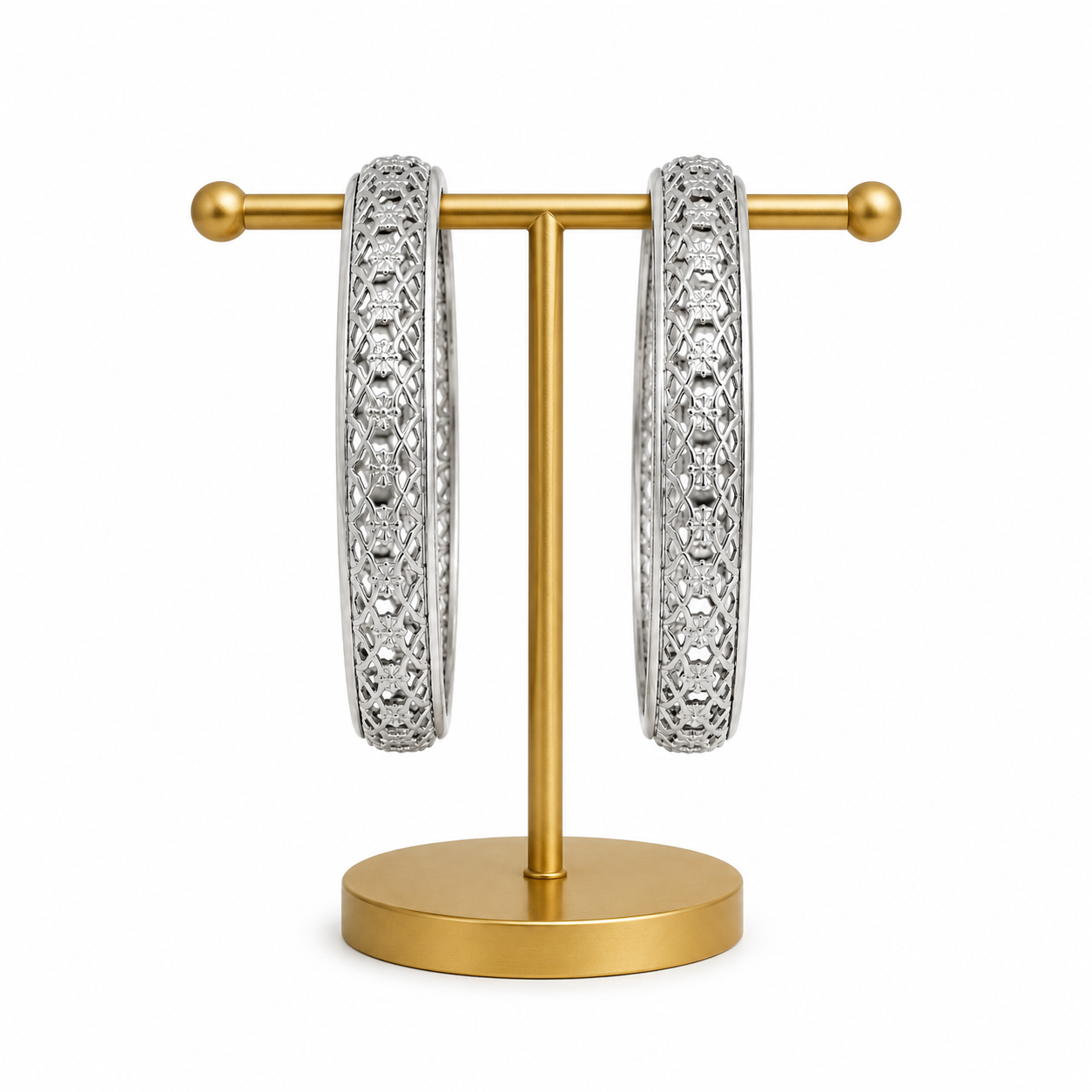 Premium Silver Designer Bangles