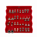 16 Pair Oxidized Jhumka Earrings Set – Traditional Ethnic Earrings Collection with Red Velvet Jewelry Box