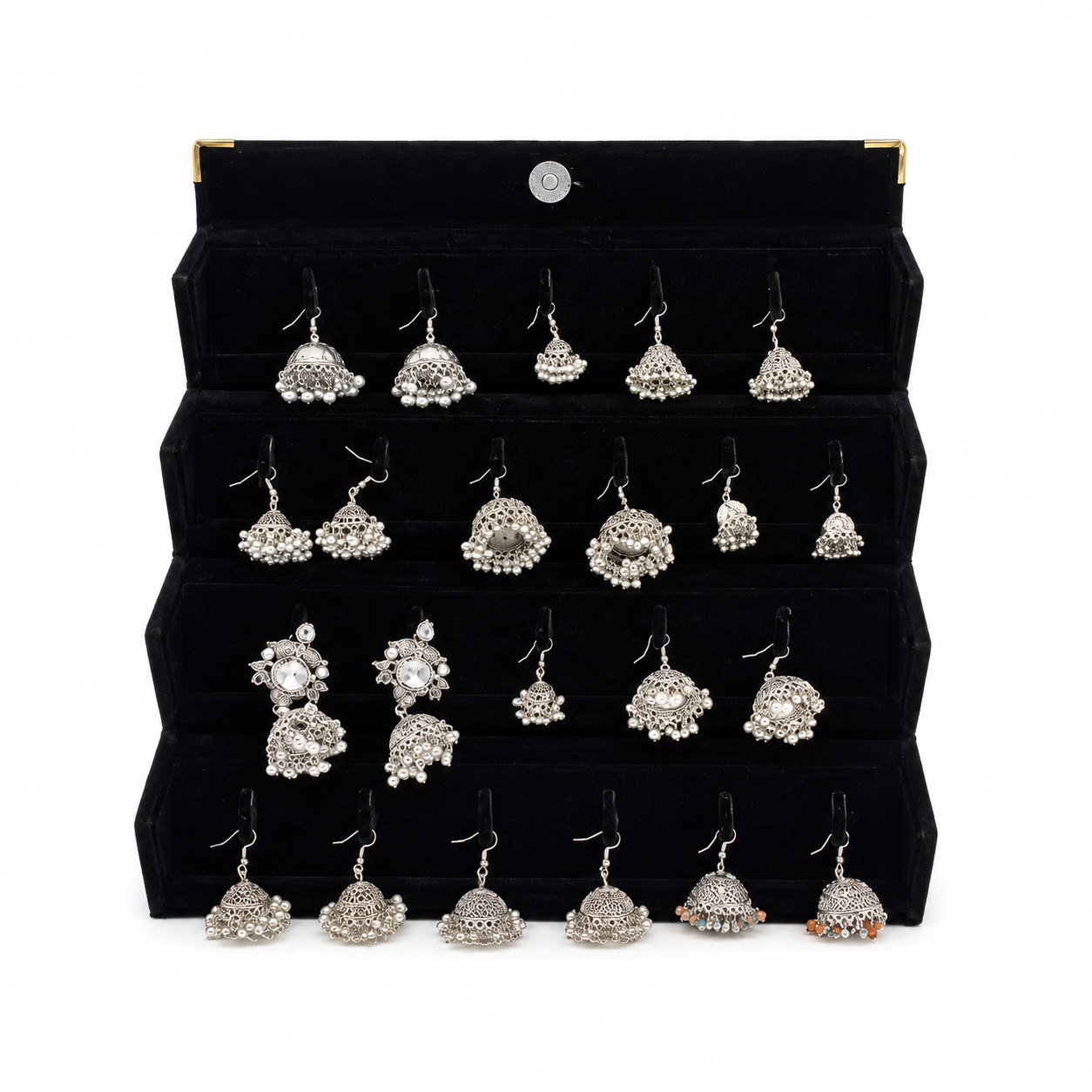 Traditional Silver Jhumka Earrings Collection