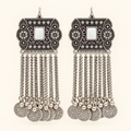 Indian Rajwadi Mirror Tassel Earrings