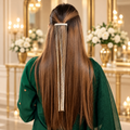 Pearl Cascade Bridal Hair Clip