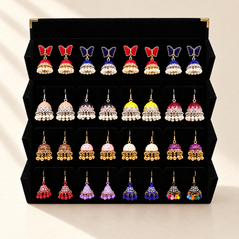 Titli Bahar 16-Pair Jhumka Box