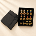 Sunehri Gul 6-Pair Jhumka Box