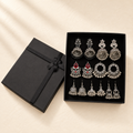 Noor-e-Surkh 7-Pair Jhumka Box