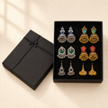Zar-o-Chandni 6-Pair Jhumka Box
