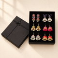 Gulabi Mehfil 6-Pair Jhumka Box