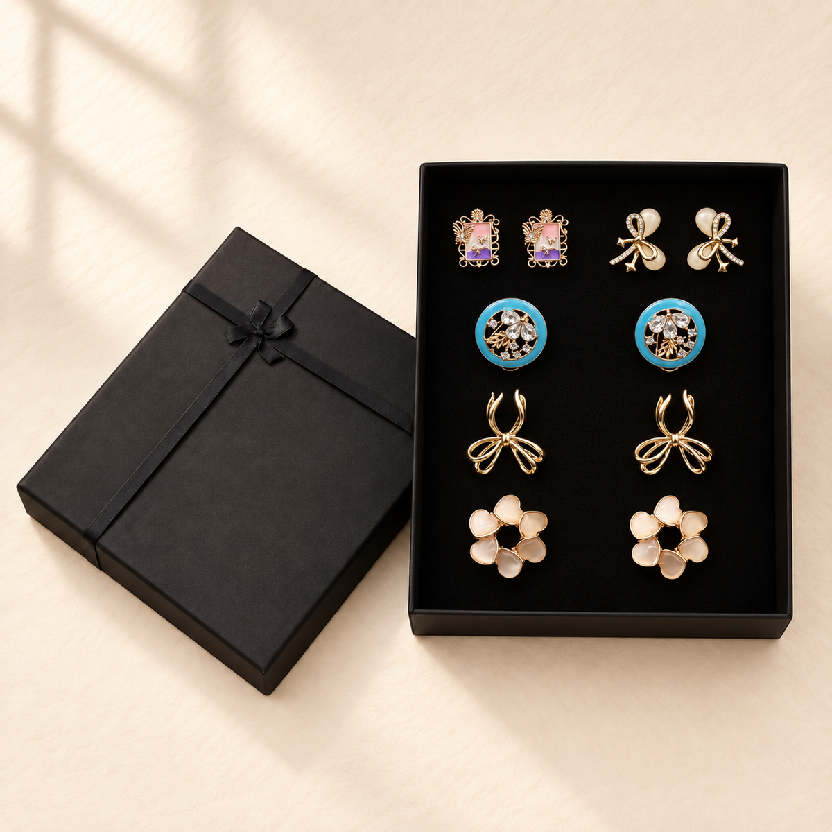 Nazakat 5-Pair Earring Gift Box