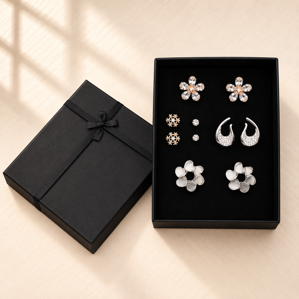 Noor-e-Gul 5-Pair Earring Gift Box