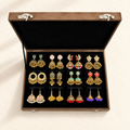 Sunehri Rang 12-Pair Jhumka Box