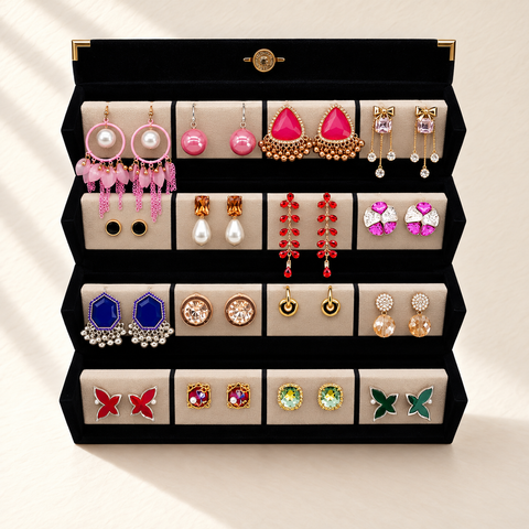 Gulabi Rang 16-Pair Earring Gift Box