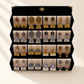 16-Pair Antique Gold & Silver Jhumka Box