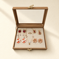 Red & Peach Jewellery Gift Set Box