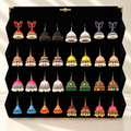 16-Pair Colourful Pearl Jhumka Box
