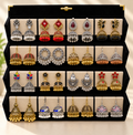 16-Pair Gold & Silver Jhumka Earrings Box
