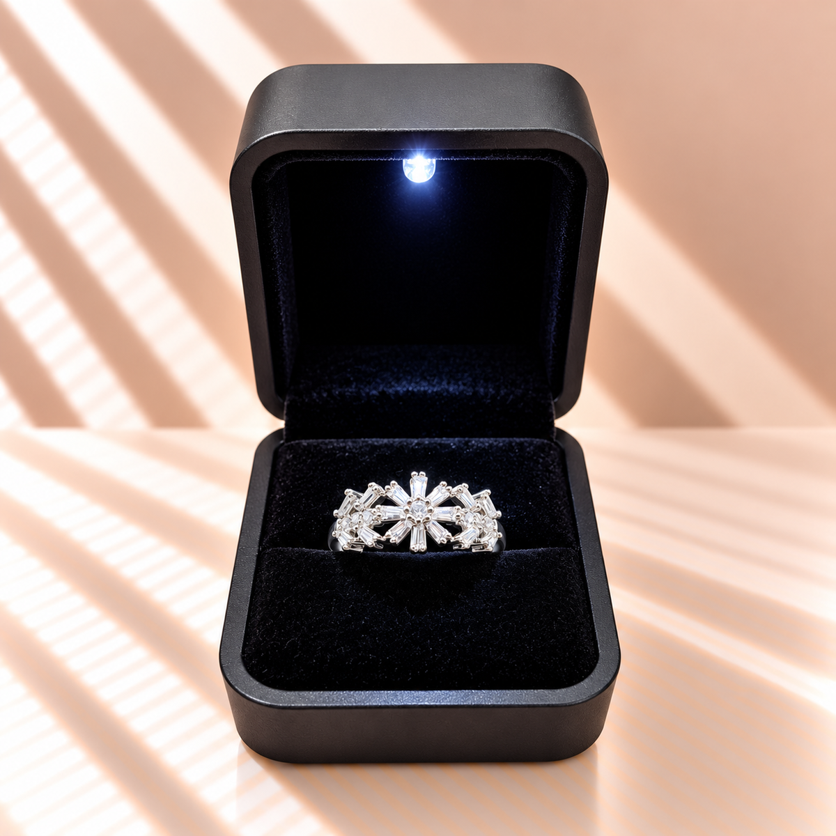 Crystal Starburst Ring