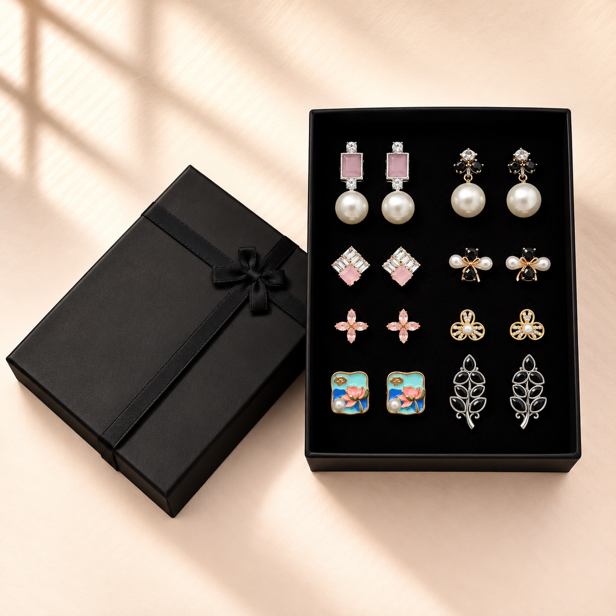 Gulabi Ada 8-Pair Earrings Gift Box