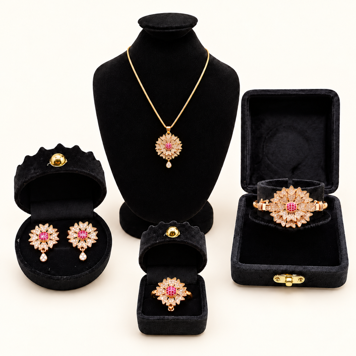 Blush Bloom Jewelry Set