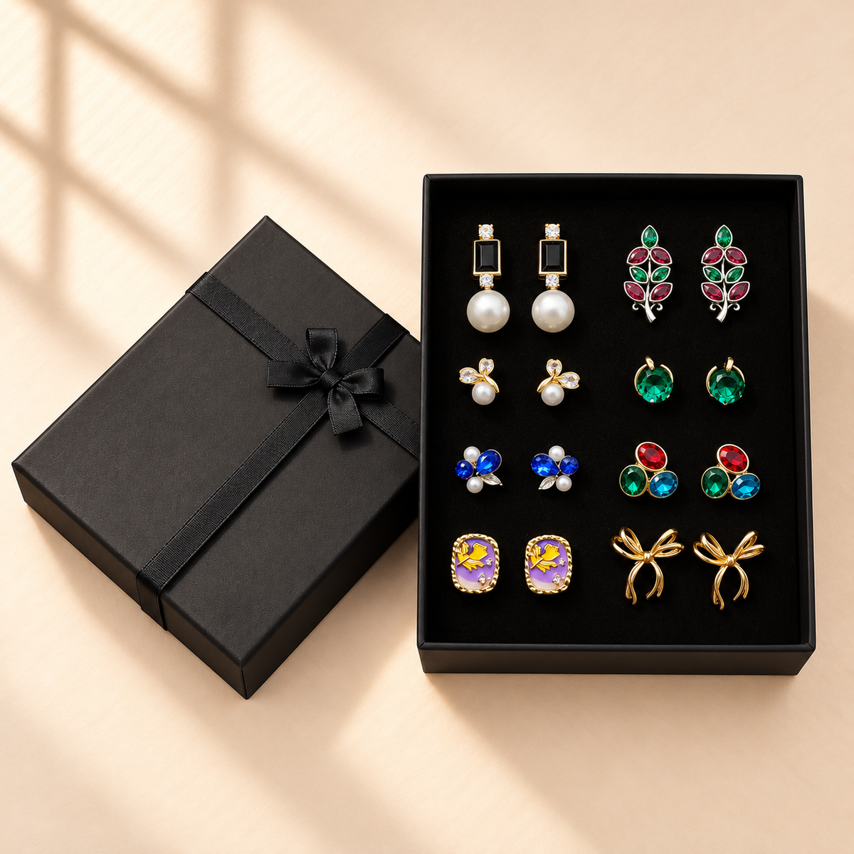 Rang-e-Zeenat 8-Pair Earrings Gift Box