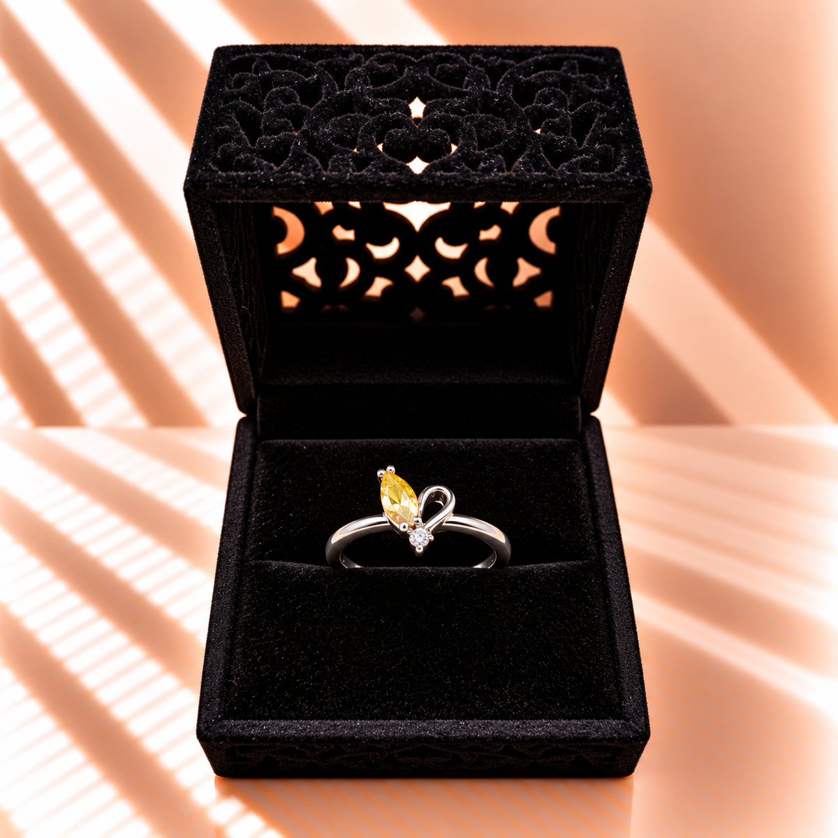 Golden Petal Ring