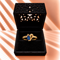 Sapphire Heart Ring