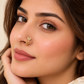 Crystal Heart Nose Pin