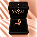 Pink Heart Glow Ring
