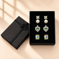 Sabz-e-Noor 3-Pair Earrings Gift Box
