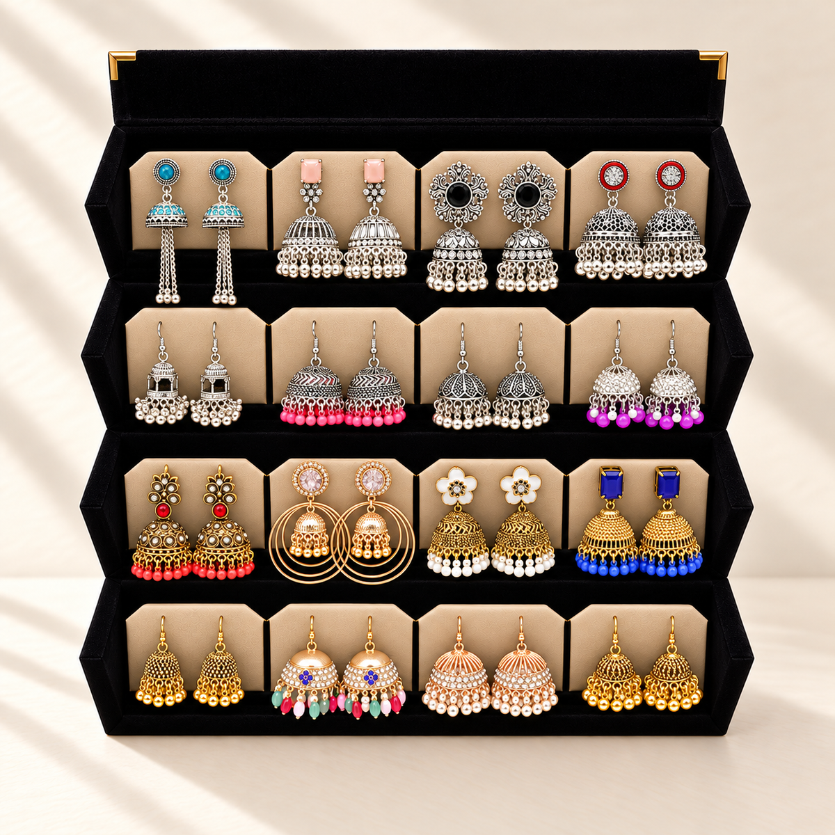 Lahore Gift Basket – jhumka box, bridal set and bangles