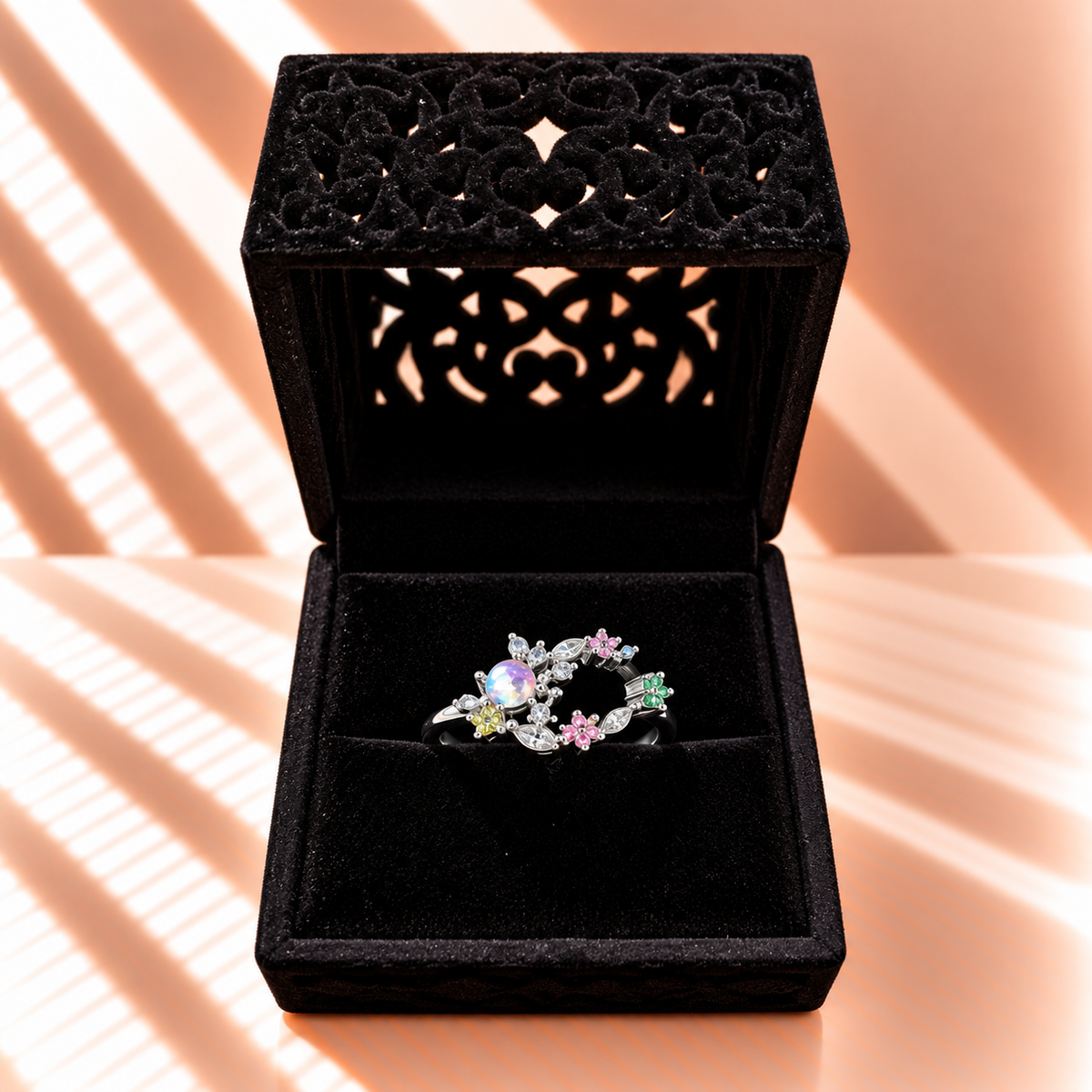 Pastel Vine Ring
