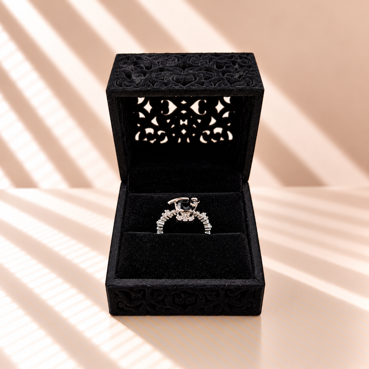 Midnight Spark Ring