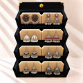 Rang-e-Chandi 8-Pair Oxidized Silver Jhumka Box