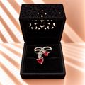 Ruby Drop Ring