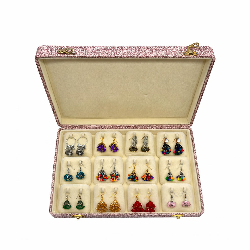 Colorful Jhumka Gift Box – Elegant Earring Set